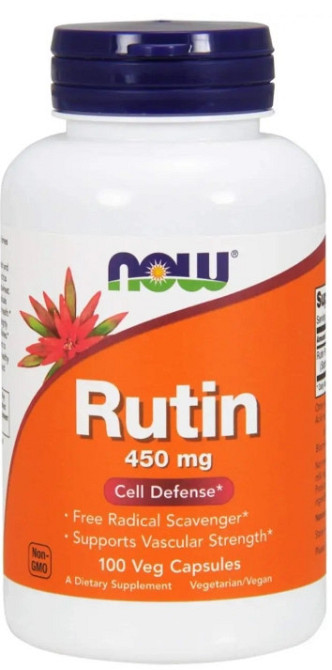 Рутин Now Foods Rutin 450 мг 100 вег капс Киев - изображение 1
