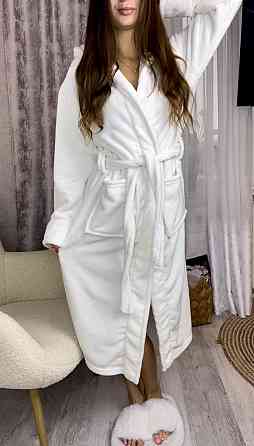 Жіночий махровий халат довгий Харків