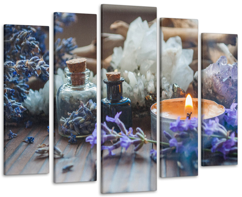 Модульна картина у вітальню / спальню Аромат лаванди Art-451_5 ( 80х118см ) Київ - фото 1