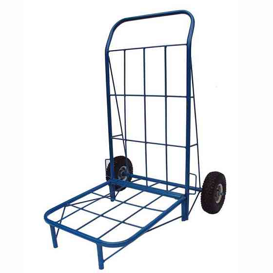 Тележка грузовая ручная ТЦГ-260КНД, пневмоколеса, до 250 кг, платформа 600×600 мм, складская Харьков