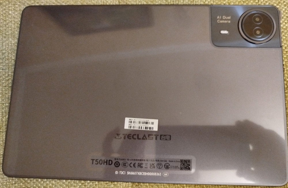 Планшет: Teclast T50HD 6/256Gb. LTE Unisoc T606 (1920x1200) 8000mAh. Київ - фото 2