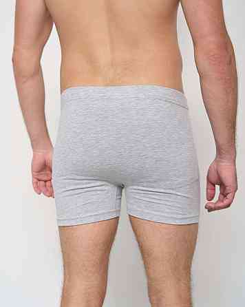 Трусы-шорты мужские однотонные - Tom John 2101-3K XXL, Серый Киев