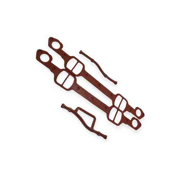 Прокладка коллектора ЗИЛ (4 шт) красн впускного Мукачево