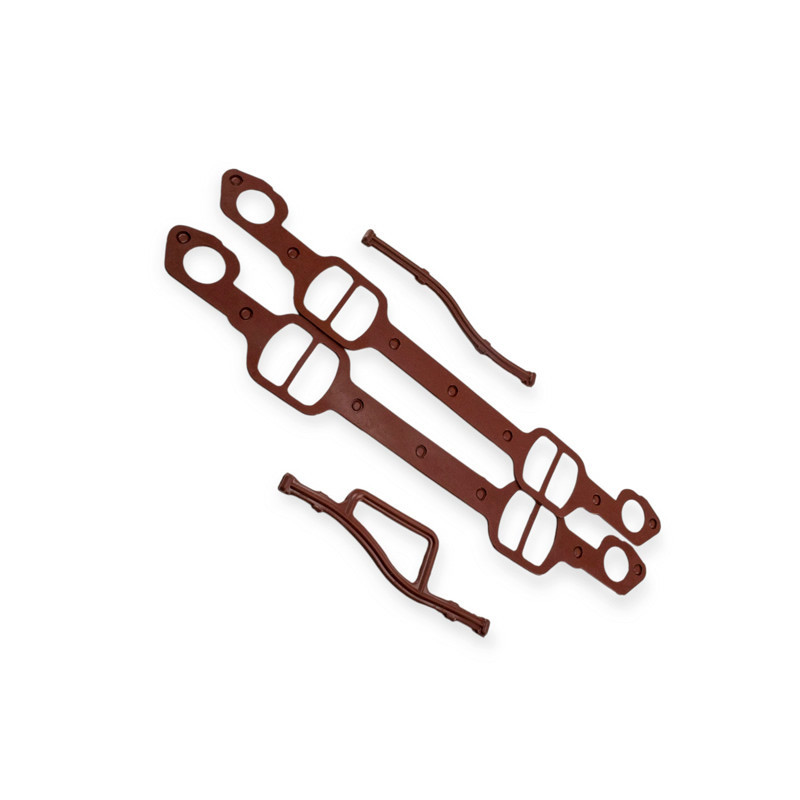 Прокладка коллектора ЗИЛ (4 шт) красн впускного Мукачево - изображение 1