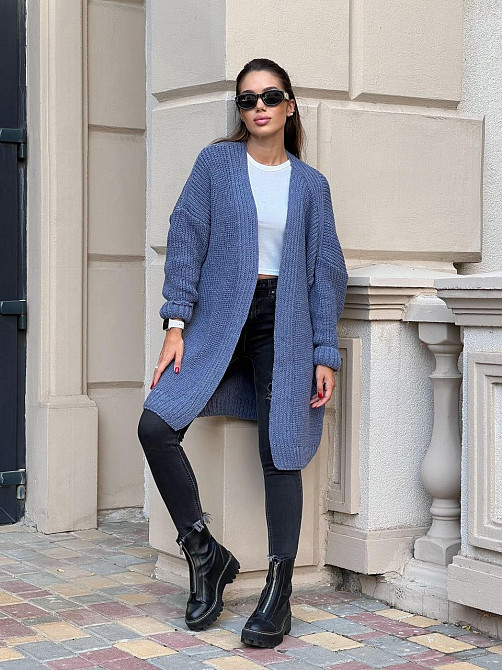 Жіночий в'язаний яскравий кардиган оверсайз. 44-56р. Київ - фото 10