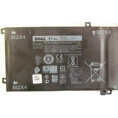 Аккумулятор для ноутбука Dell XPS 15-9560 (long) 6GTPY, 97Wh (8083mAh), 6cell, 11.4V (A47391) Винница - изображение 2