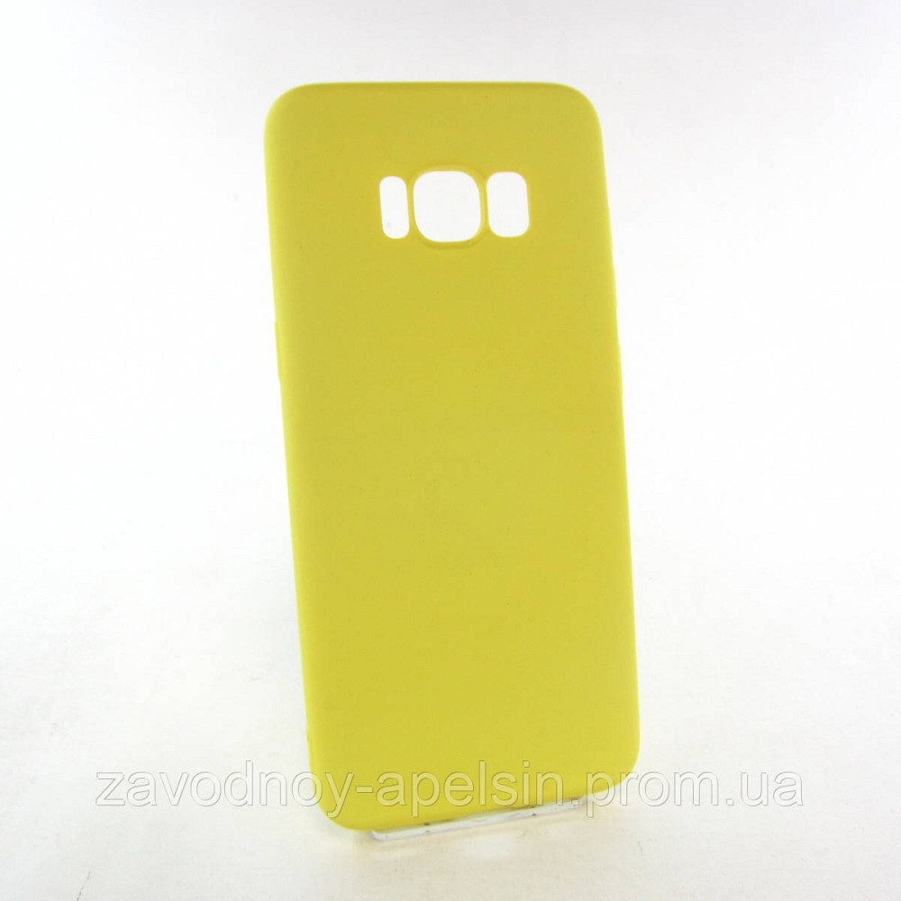 Samsung S8 G950 Чохол силіконовий Grand (жовтий) Одеса - фото 1