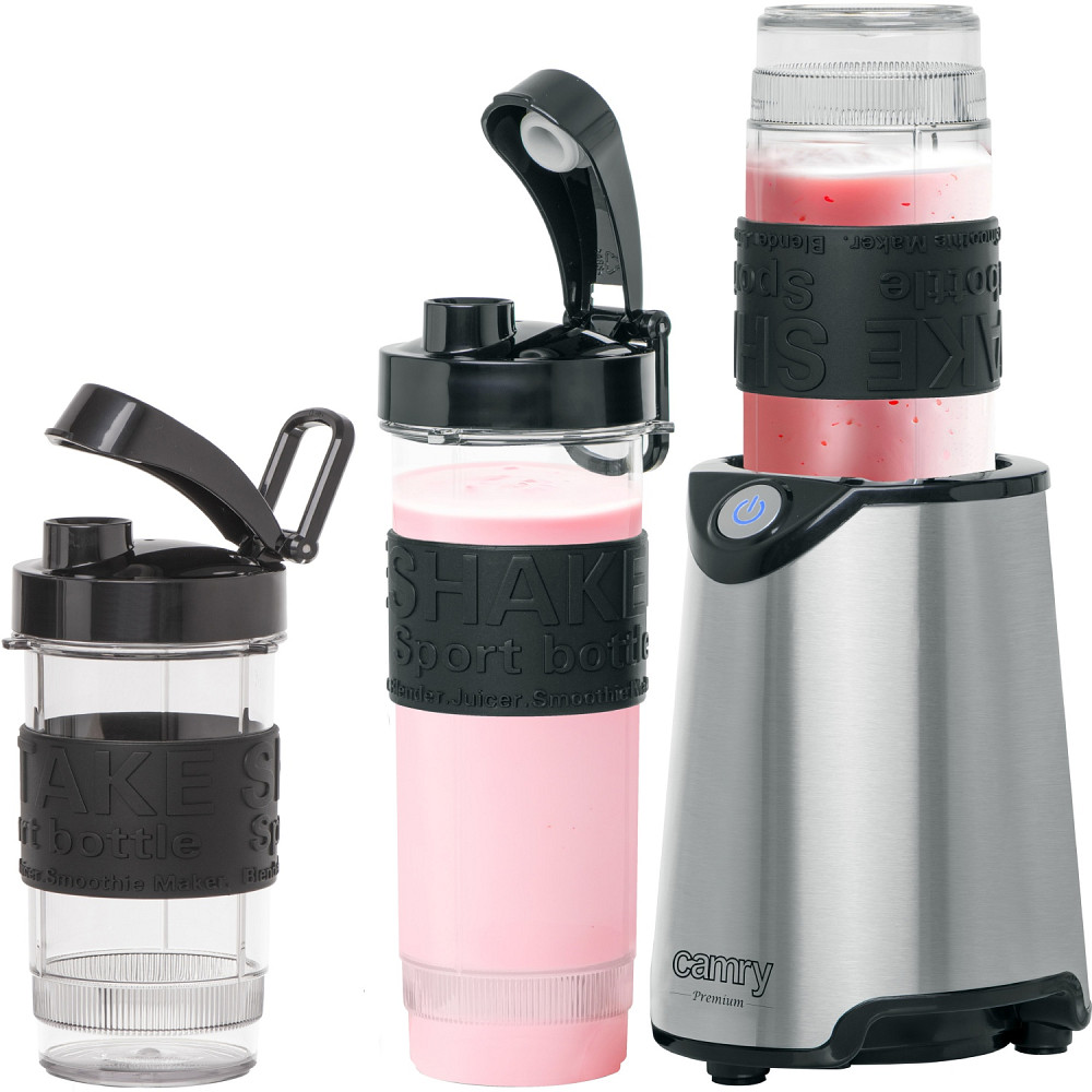 Фітнес-блендер Camry CR 4069 inox 500Вт/ 1 швидк./ 2 скляні пляшки 570 мл, 400 мл Вінниця - фото 8