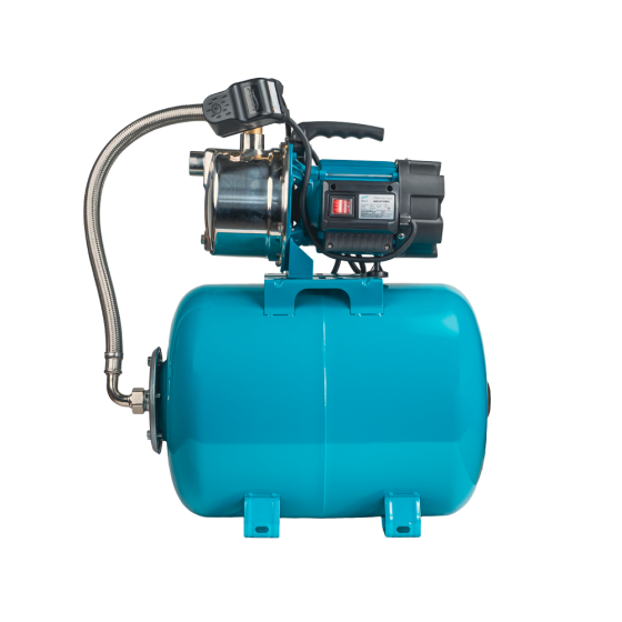 Станция 1.2кВт Hmax 48м Qmax 80л/мин нерж (самовсасывающий насос нерж) 50л Украина LEO (775314/50) Ровно