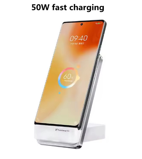 Vivo 50W бездротовий зарядний пристрій з підтримкою Vivo FlashCharge, швидка зарядка Qi (біла) Николаев - изображение 6