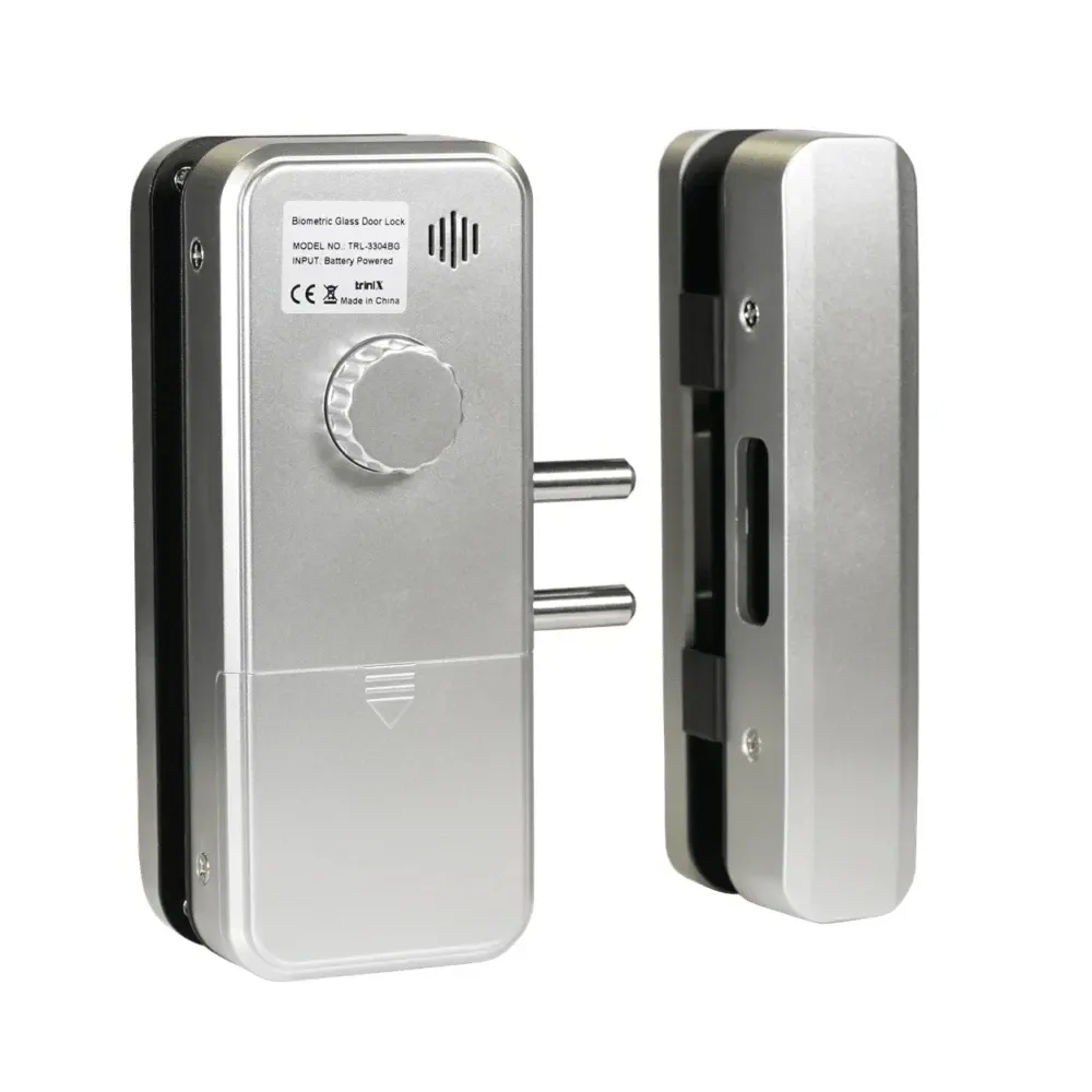 Замок біометричний автономний на скляні двері Trinix TRL-3304BG зі зчитувачем відбитків пальців і карт EM-Marine (65-00005) Киев - изображение 8