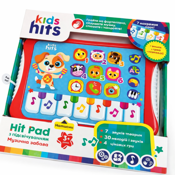 Интерактивный планшет Kids Hits Музыкальный фанат Киев