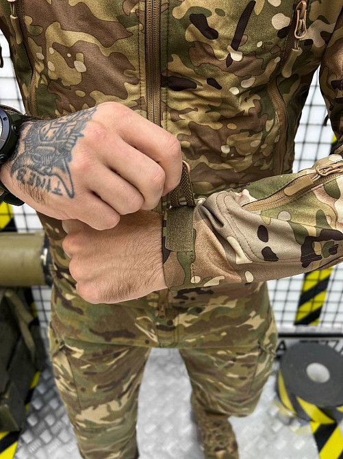 Тактическая военная куртка армейская софтшелл весна-осень softshell мультикам 91 Одесса - изображение 4