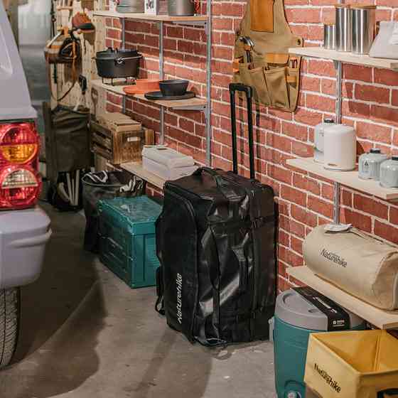 Сумка на колесах Naturehike NH21LX002 55л (Черная) размер S Киев