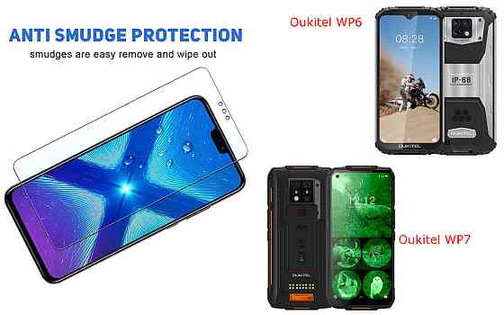 Защитное стекло NeoGlass для Oukitel WP6, Oukitel WP7 – ультрапрозрачное и устойчивое Киев