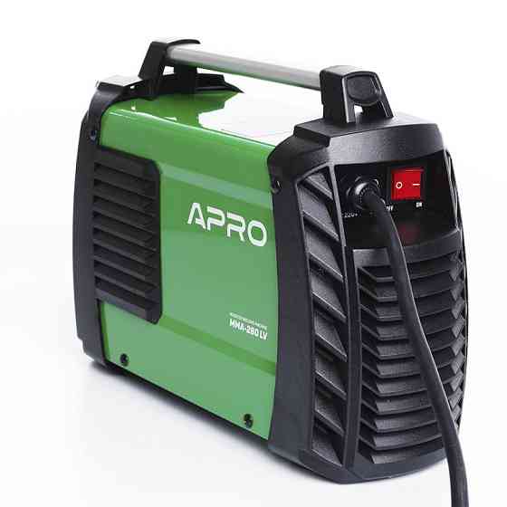 Сварочный аппарат инверторный APRO MMA-280 LV, ел.5мм, + набор кабелей Коломыя
