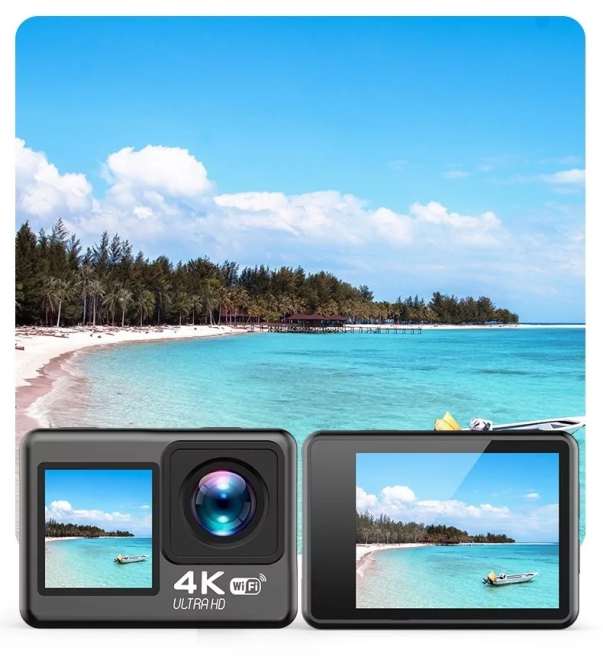 Екшн камера V8 Full HD 4K Wi-Fi з пультом дистанційного керування і водонепроникним боксом Вінниця - фото 2