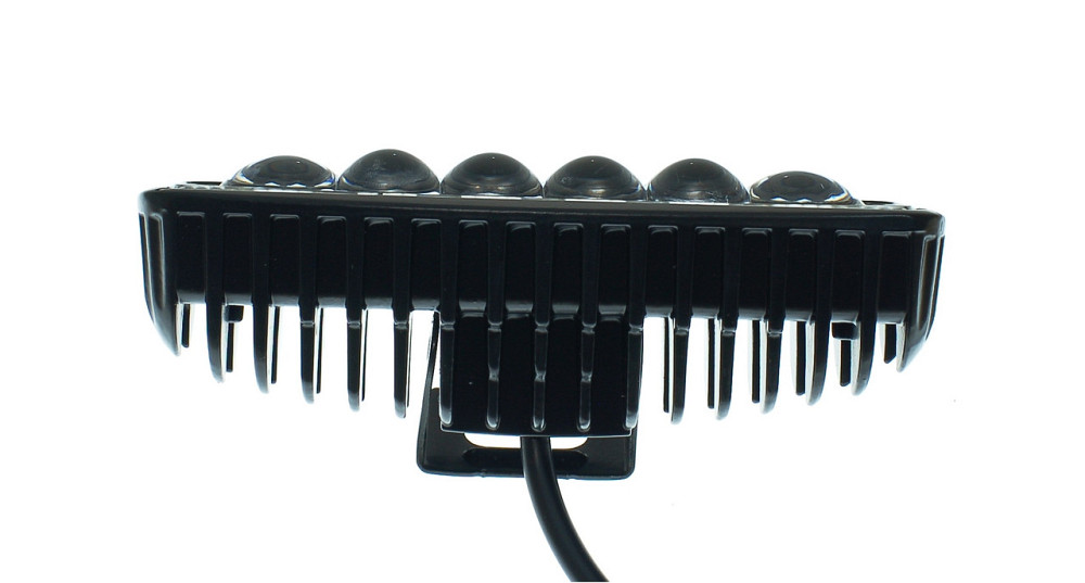 Світлодіодна фара AllLight JR-6D-G06-18W 6chip EPISTAR spot лінза 9-30V Харків - фото 3