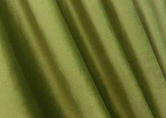 Комплект готовых штор VR-Textil Бархат № 1579ш Оливковый 150х275 см 2 шт (33-0449) Киев