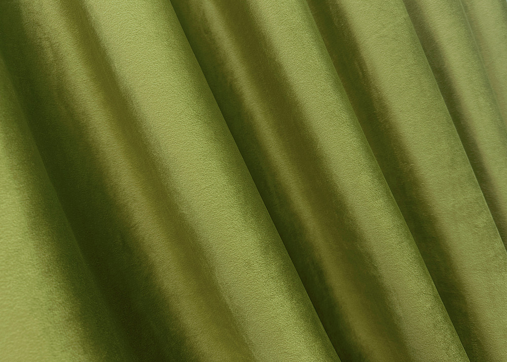 Комплект готовых штор VR-Textil Бархат № 1579ш Оливковый 150х275 см 2 шт (33-0449) Киев - изображение 6