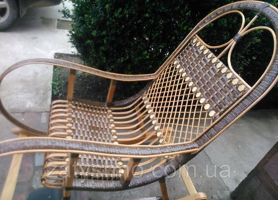 Плетене крісло-гойдалка Київ - фото 3