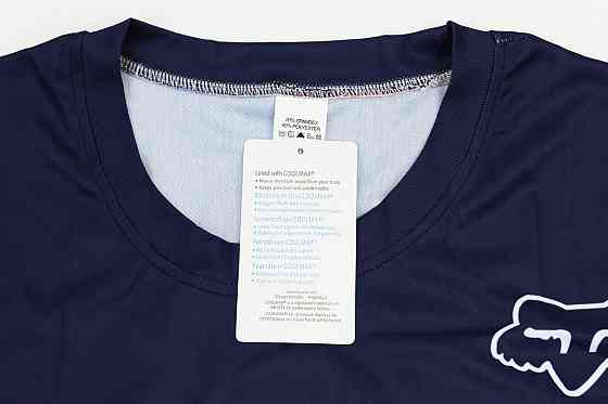 Футболка (Джерсі) чоловіча L-(Polyester 80% / Spandex 20%), короткі рукави, вільний крій, синьо-бірюзова, НЕ оригінал Киев