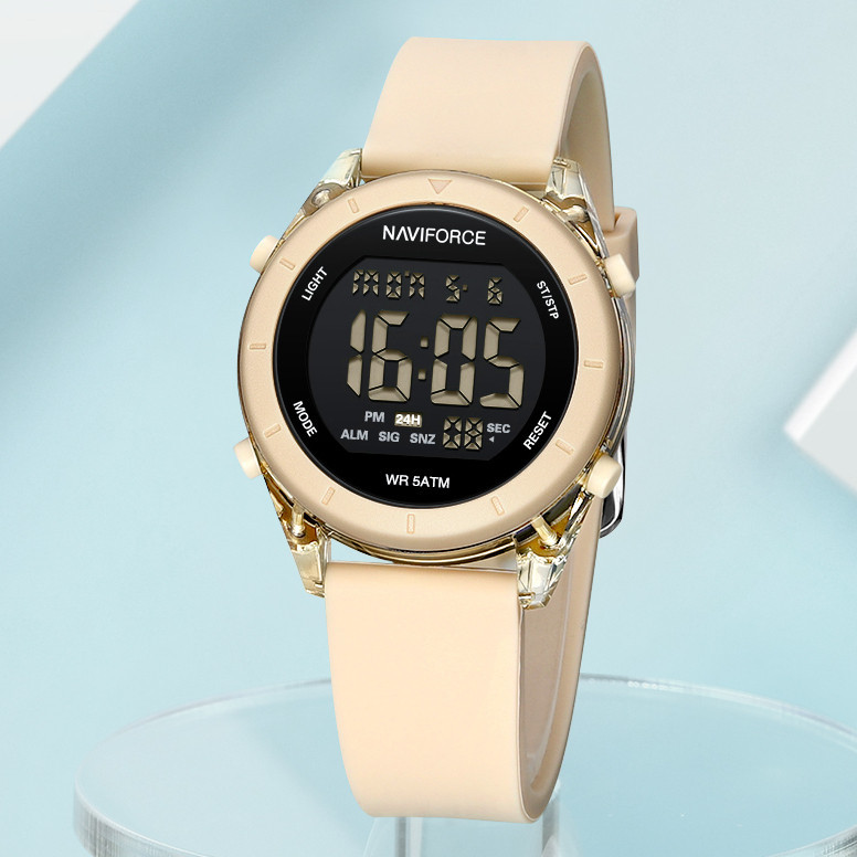 Часы женские кварцевые Naviforce Party Бежевый Киев - изображение 16