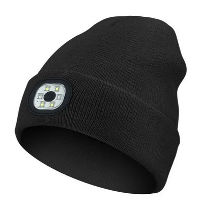 Молодіжна шапка з led ліхтариком Київ - фото 2