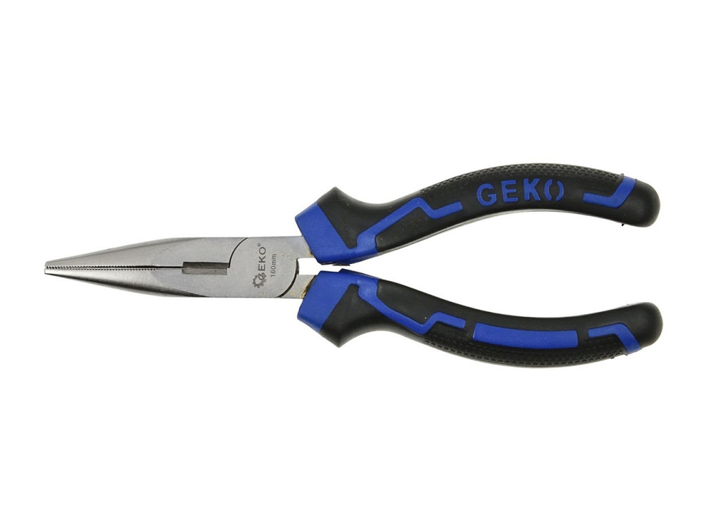 Плоскогубці подовжені прямі "GeKo" premium 160 мм Киев - изображение 1