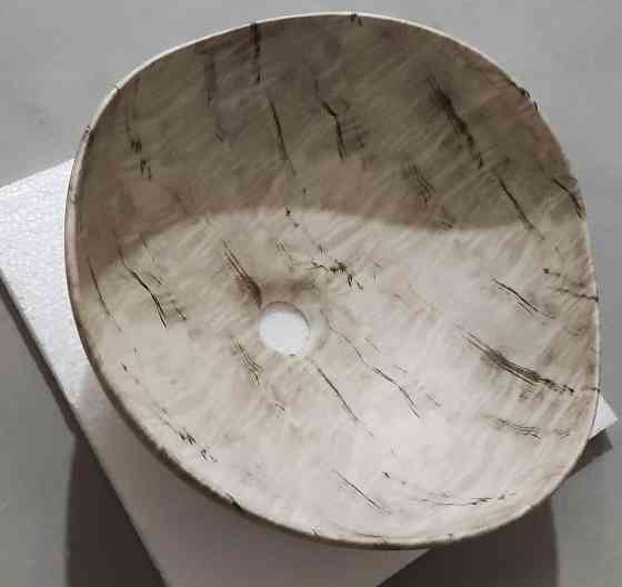 Раковина накладна Mixxus Premium WAVE-0103 MARBLE 380х380х170mm   ( MP6532 ) 27290 Харьков