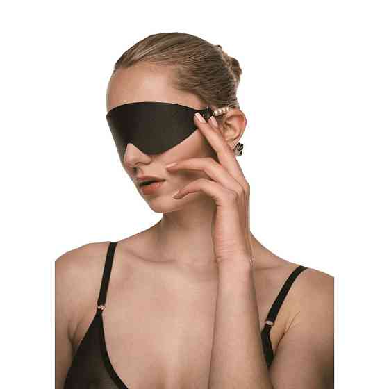 Маска BDSM Boudoir Pearl Blindfold Guilty Pleasure, чорно-золота Sex Aura Київ