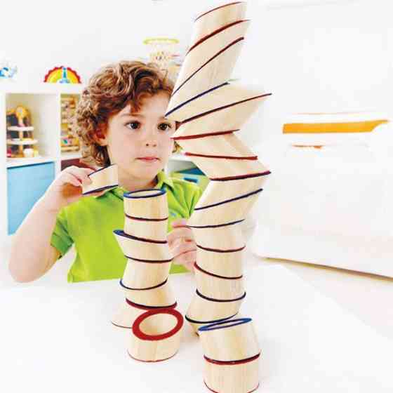 Головоломка з бамбуку Hape Totter Tower Вежа (E5524) Харьков