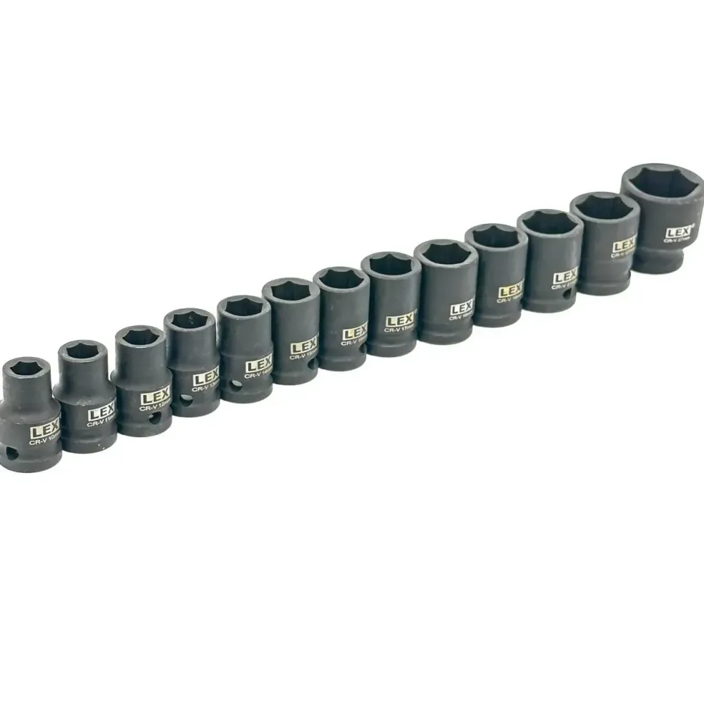 Торцеві головки LEX LXIS13‑1027 — Cr‑V сталь, 13 шт, 1/2″, 10–27 мм Львів - фото 2