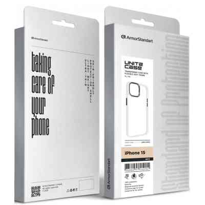 Чехол для мобильного телефона Armorstandart UNIT2 Apple iPhone 15 White (ARM69966) Винница