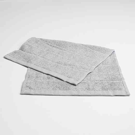 Махровое кухонное полотенце с полосками 30х50 см 400г/м2 GM Textile (Серый) Сумы