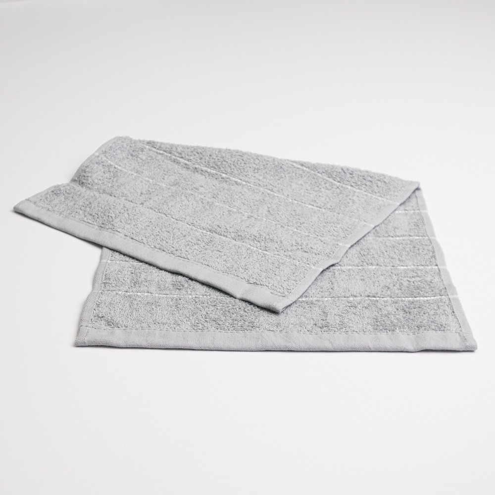 Махровое кухонное полотенце с полосками 30х50 см 400г/м2 GM Textile (Серый) Сумы - изображение 4