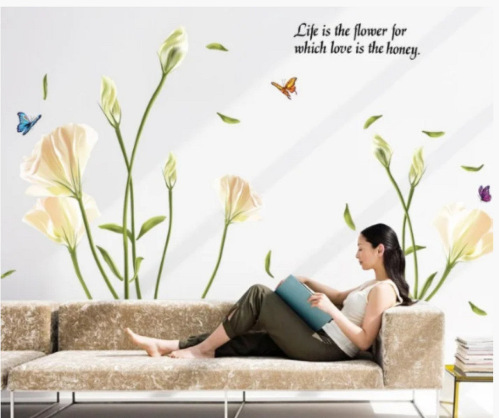Наклейка декоративная на стену Лилии Киев - изображение 7