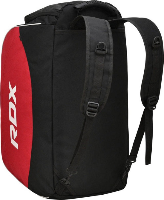 Спортивна сумка RDX R1 Duffel Bag with Backpack Straps Black/Red Каменское - изображение 4
