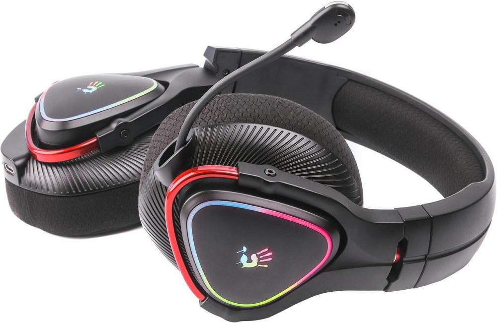 Bluetooth-гарнітура Bloody MR710 Black ( Чорний ) Харків - фото 9