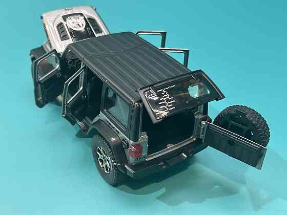 Машина Автосвіт Jeep vlanger інерційна відчиняються двері капот багажник 21см Сіра (AP-1979) Чернігів