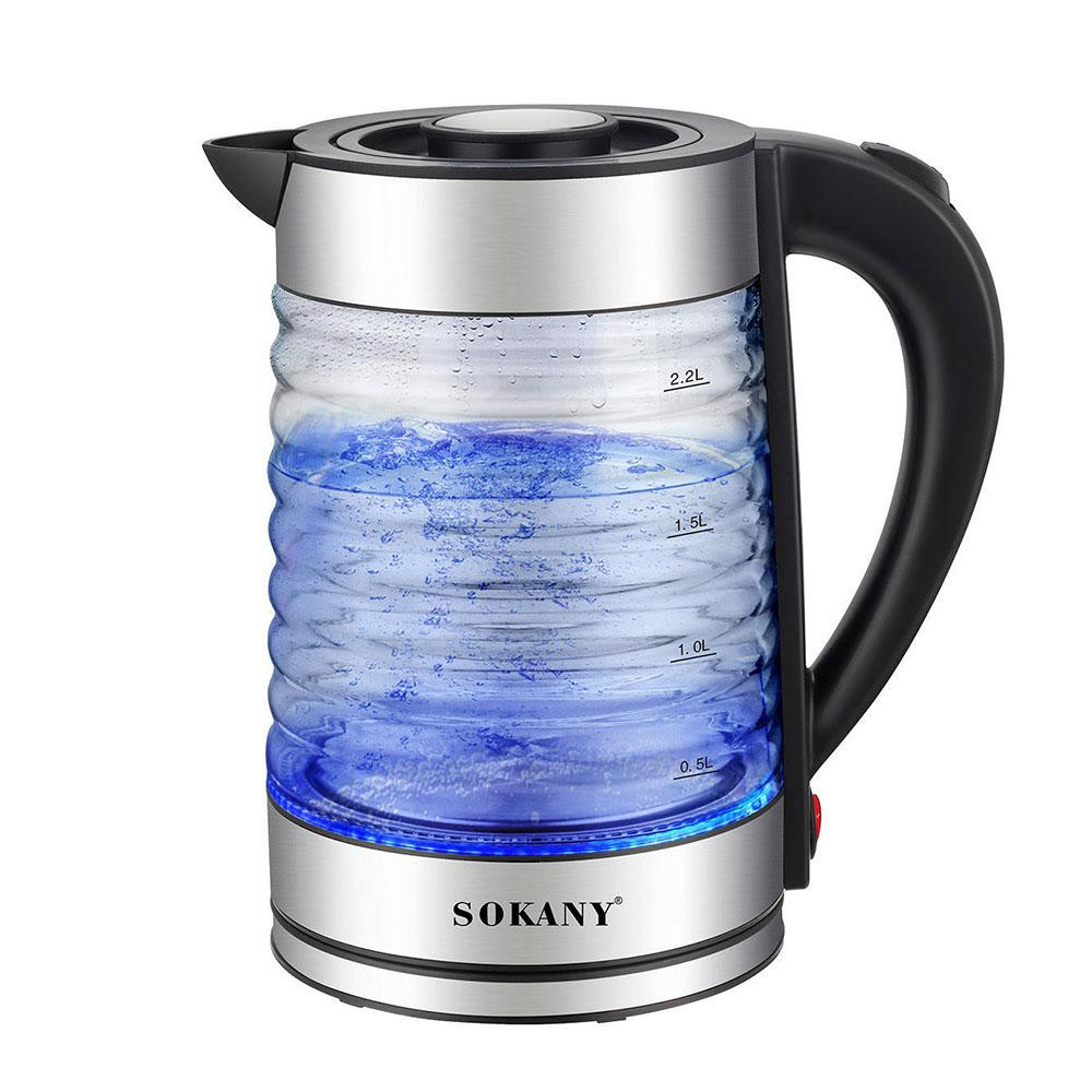 Електрочайник із заварником 2,2л SBR Київ - фото 9