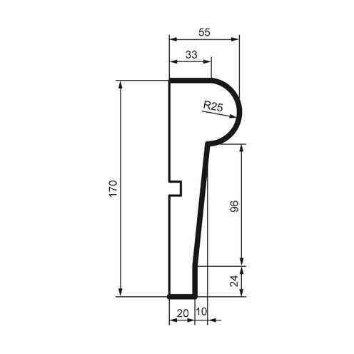 Молдинг фасадний Prestige Decor MC 132 Дніпро