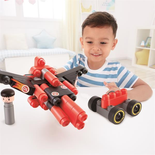 Конструктор PolyM Гоночний автомобіль 31 деталь (760020) Харків - фото 16