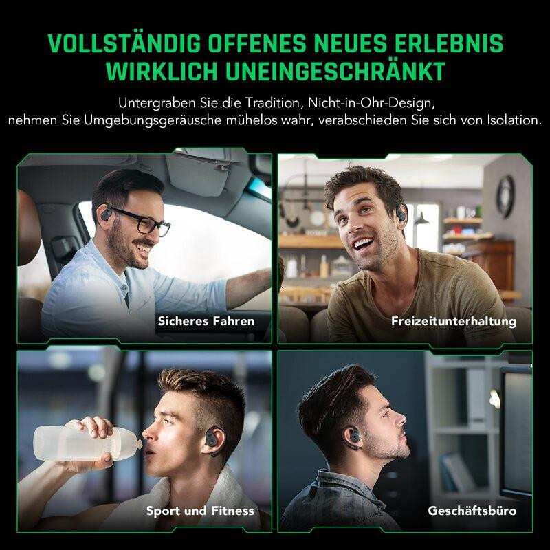 Бездротові навушники Black Shark Open Bluetooth Earphones Black Київ - фото 7