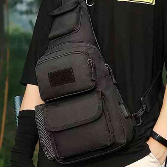 Сумка кобура наплічна, Сумка слінг для чоловіків Чоловіча крос-боді сasual KG-64 Львів