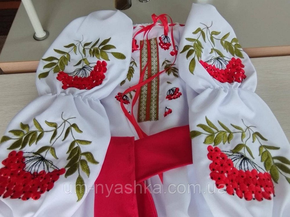Детское вышитое платье с калиной Кривой Рог - изображение 2