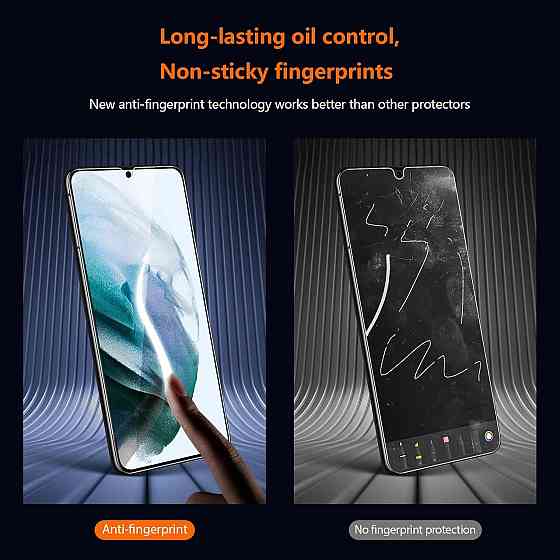 [2+2 шт.] Защитное стекло для экрана QUESPLE 2 шт для Samsung Galaxy S21 и 2 шт. защитных стекла для объектива камеры Днепр