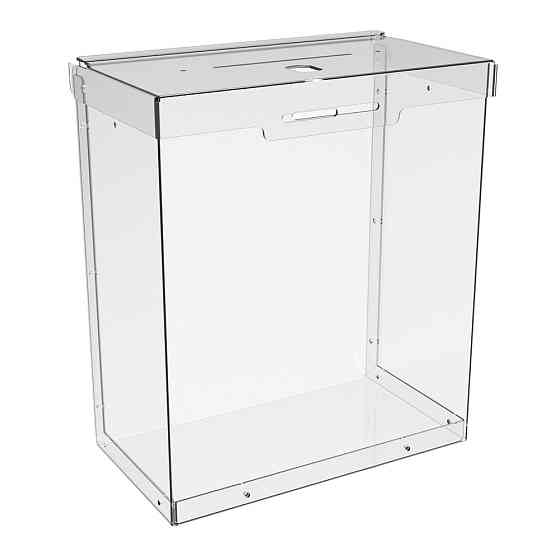 Ящик EKOSTAR для пожертвований и сбора денег 200x230x110 с замком. Объем 5 литров Киев