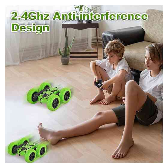 Радіокерована машина RC авто MidiVix 828A зелена 4WD 2.4GHz перекидна 360° подвійна сторона 90 хв автономія для дітей 6 Київ