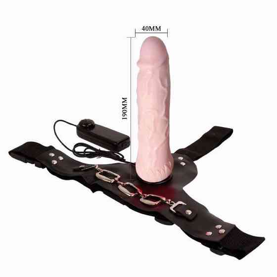 Страпон - Baile Jessica Strap On Vibrating, 19 см Sex Aura Київ